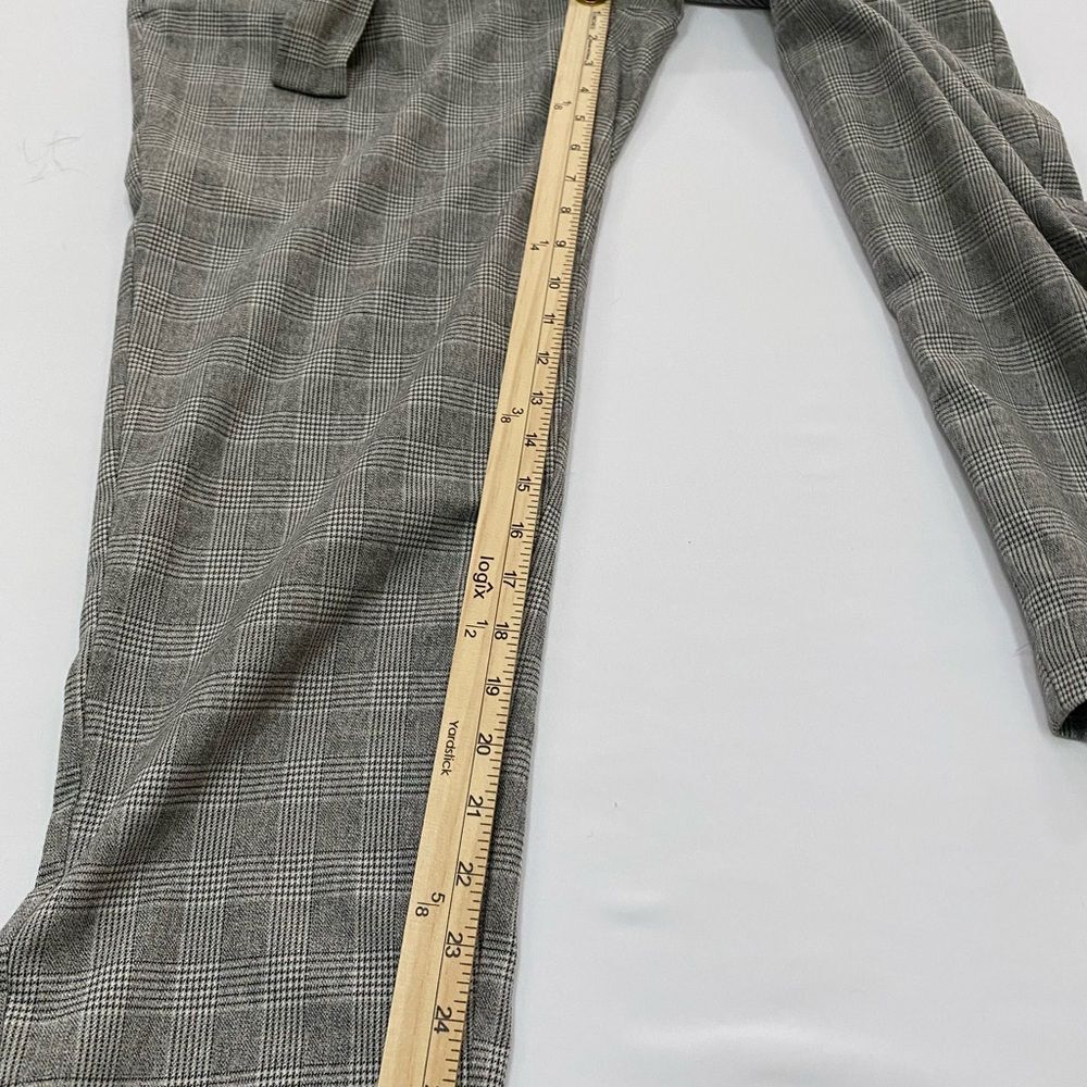 A New Day Plaid High Rise Belted Ankle Pants 6 - Picture 5 of 7